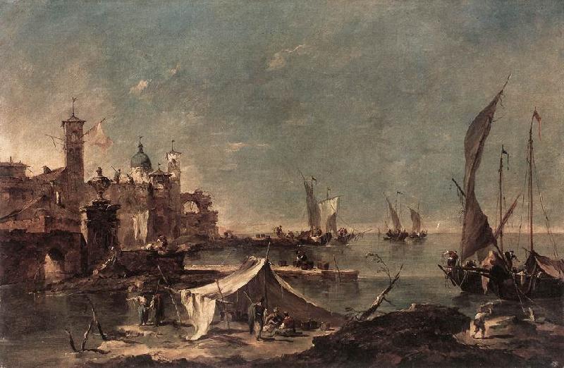  Landscape with a Fisherman s Tent